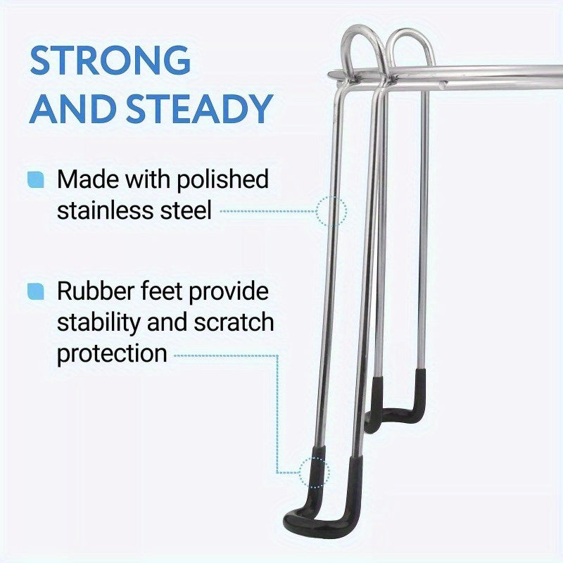 Ultra Tall Water Filter Stand for Berkey 8"H x 9"W Stainless Steel