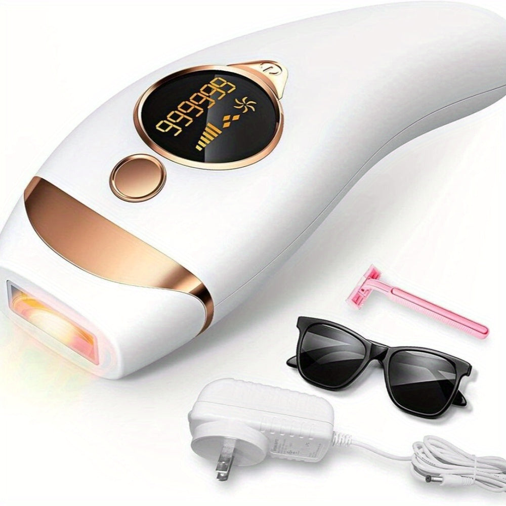 IPL Hair Removal Laser Permanent Body Hair Removal Painless Device 999, 999 Flashes -