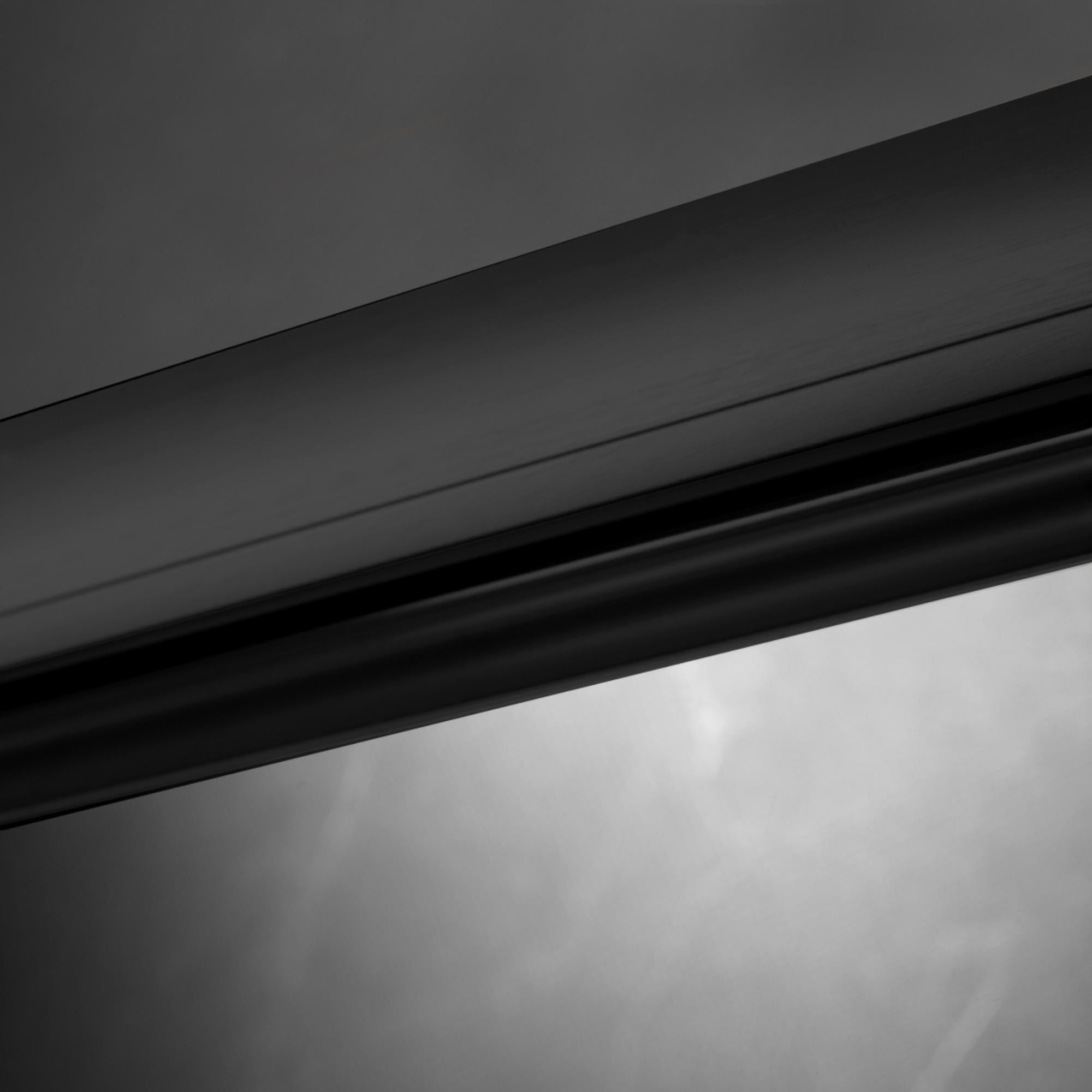 60 x 74 in Frameless Sliding Shower Door - 60 x 74 in / Matte Black view 5