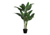 Artificial Plant, 42" Tall, Evergreen Tree, Indoor, Faux, Fake, Floor, Greenery, Potted, Decorative, Green Leaves, Black Pot