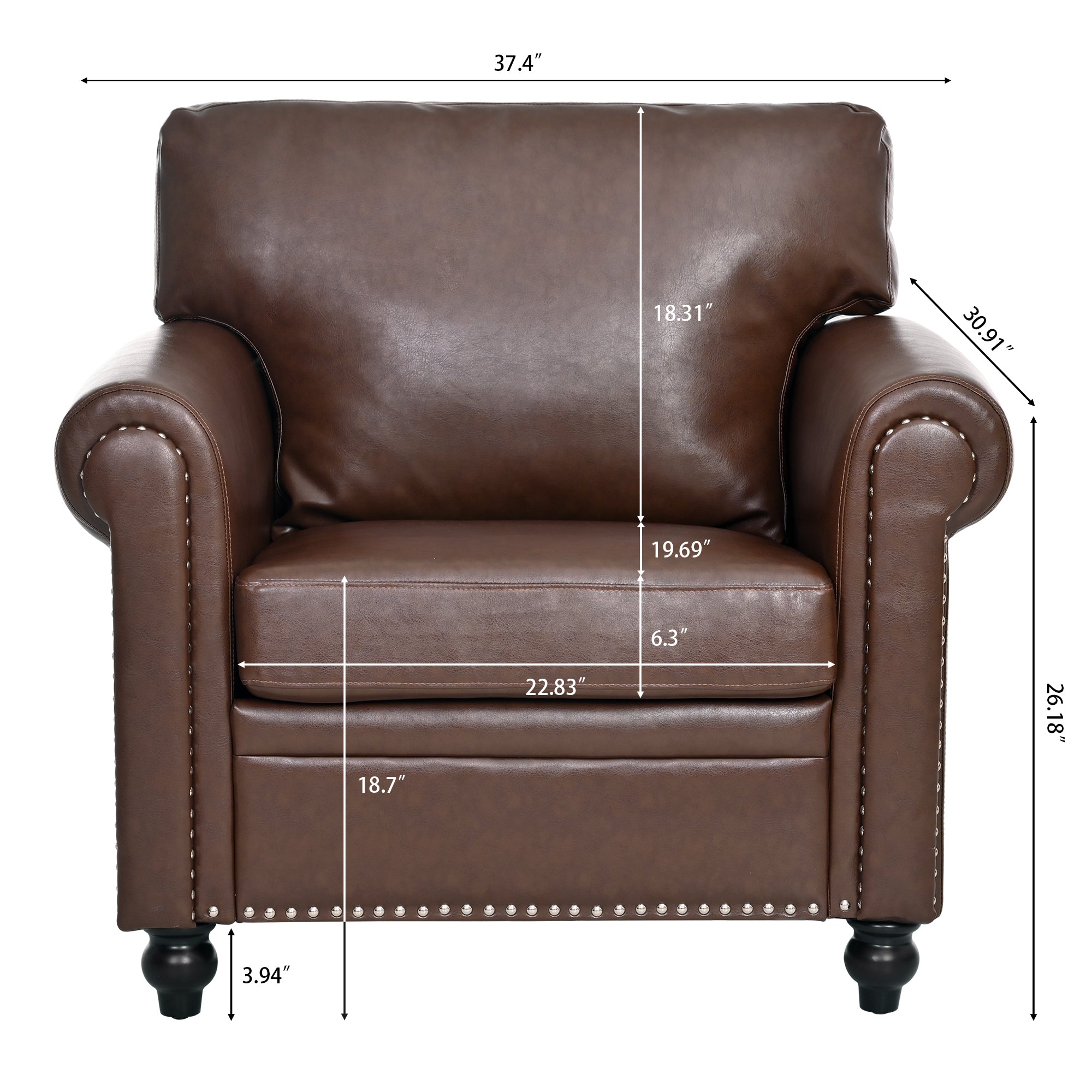 1 Seater Sofa.