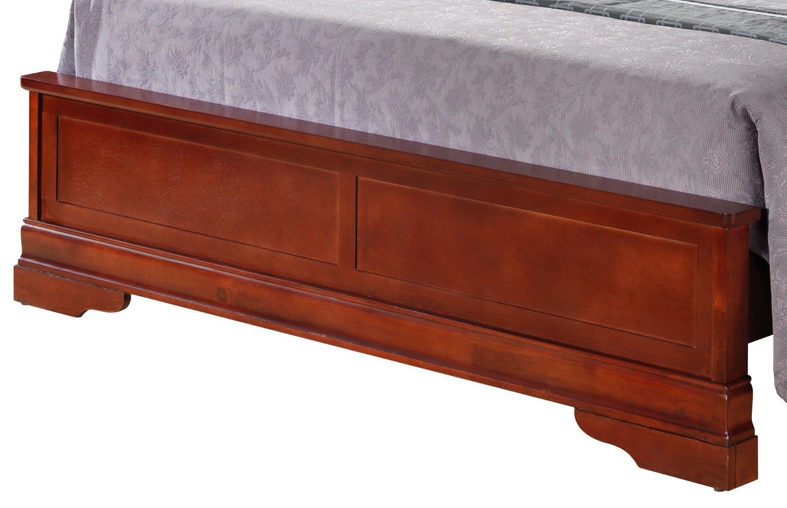 Charming Cherry Wood Bed With Traditional Flair