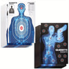 50-Pack Human Silhouette Large Paper Shooting Range Targets, 25x38 in