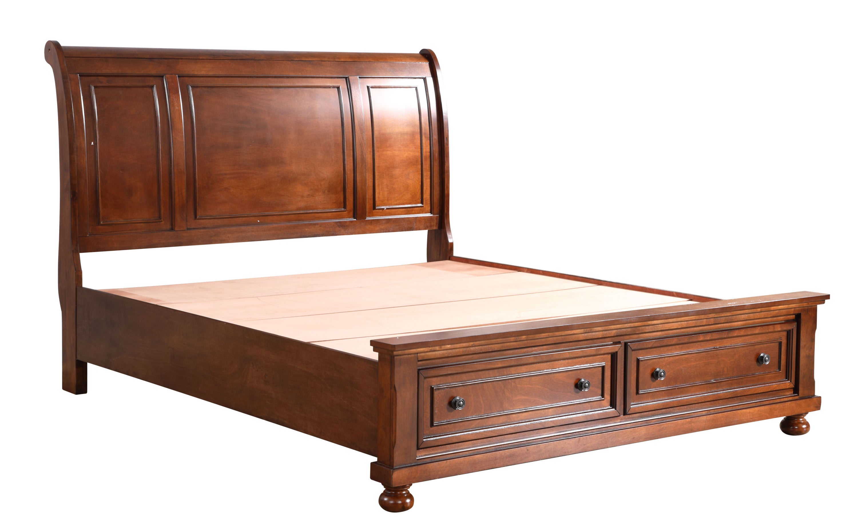 Traditional Cherry King Bed With Timeless Appeal