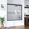 56-60 x 60 in Semi-Frameless Sliding Tub Door view 2