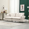 UNITED Linen Sofa , Accent sofa loveseat sofa with metal feet