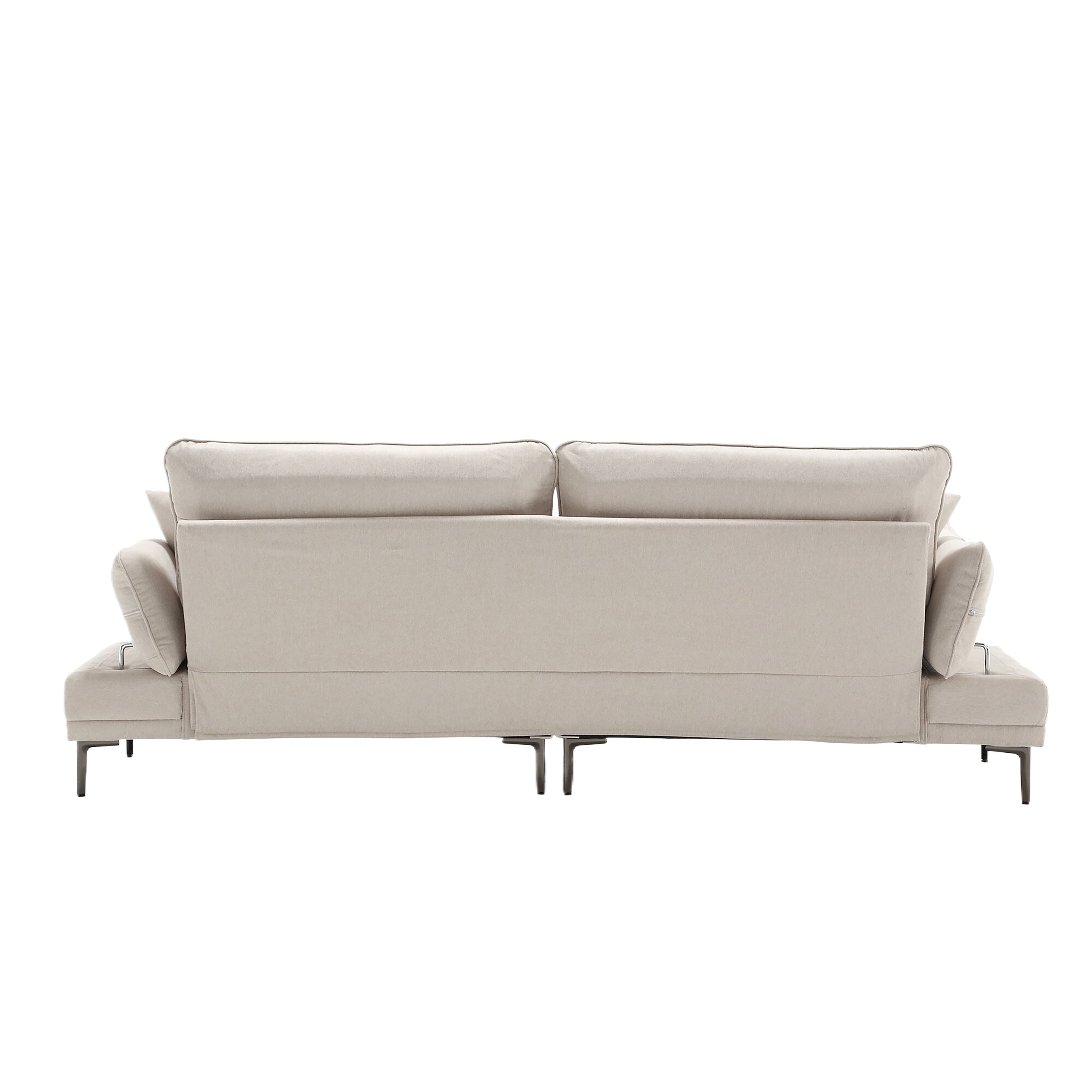 UNITED Linen Sofa , Accent sofa loveseat sofa with metal feet