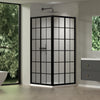 34.625 x 72 in Black-Line Framed Sliding Shower Door - 34.625 x 72 in / Matte Black / Black-Line Glass view 1