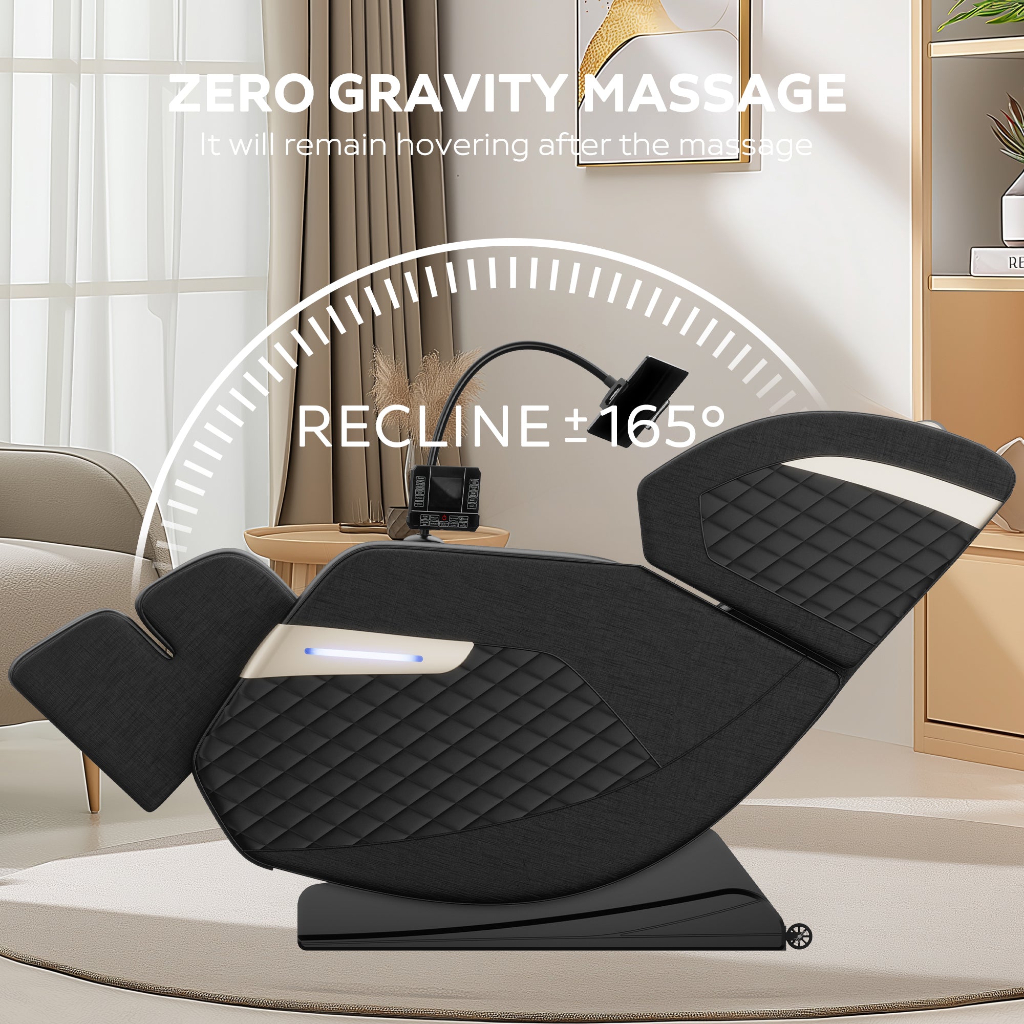 2024 Massage Chair Recliner with Zero Gravity with Full Body Air Pressure