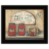 "CHERRY JAM" by Pam Britton, Ready to Hang Framed Print, Black Frame