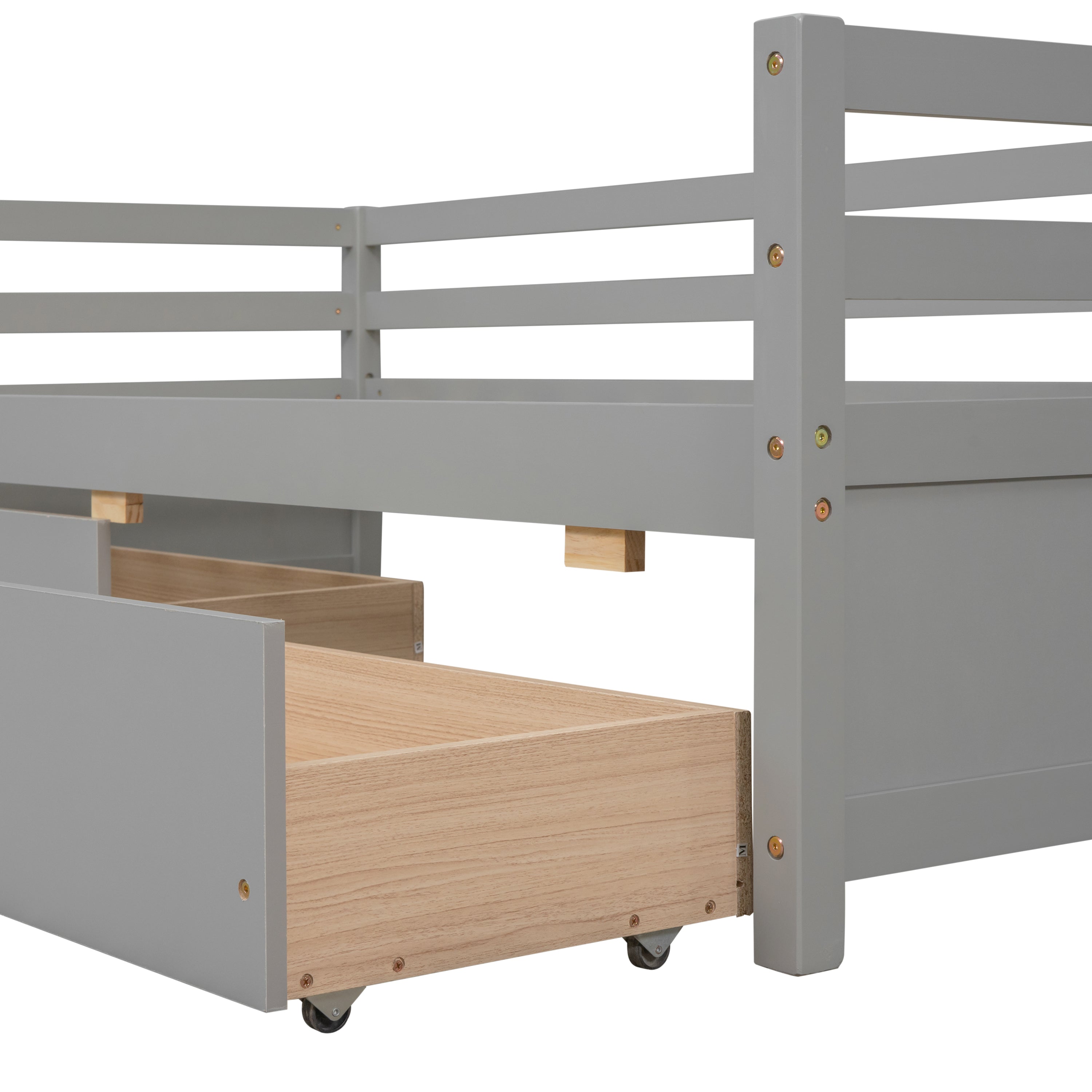 Daybed with two Storage Drawers ,Grey(Old SKU:W50450914)