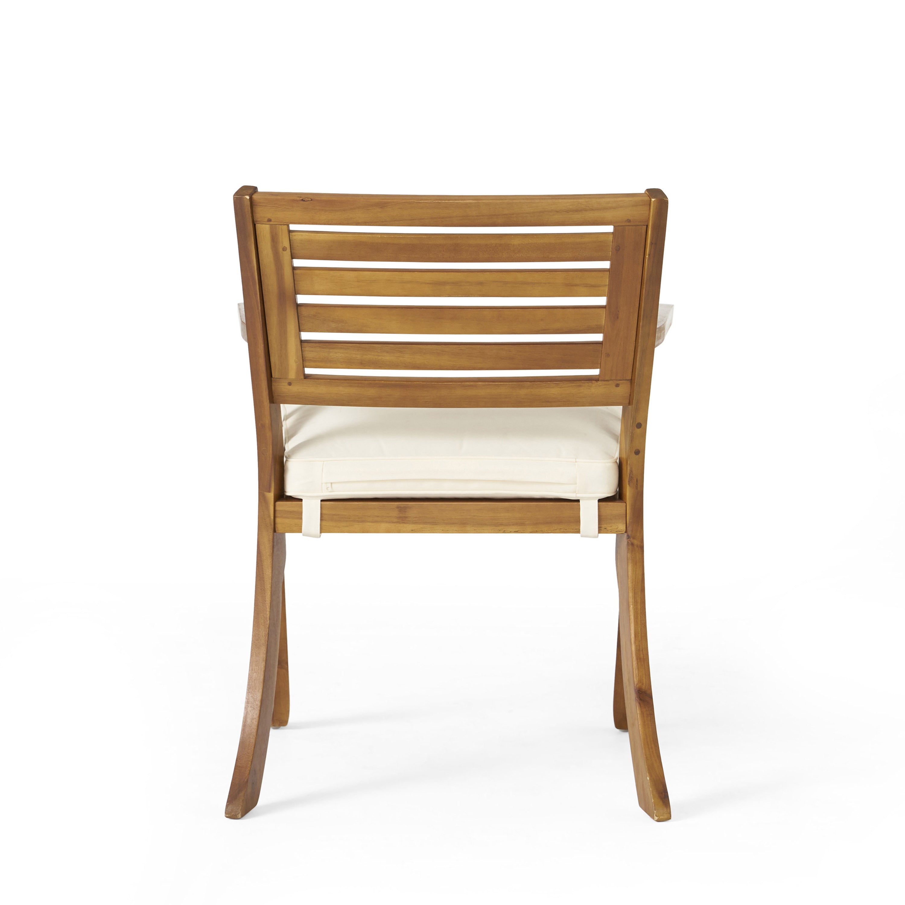 Outdoor Hermosa KD Wood Dining Chair (Set of 2)