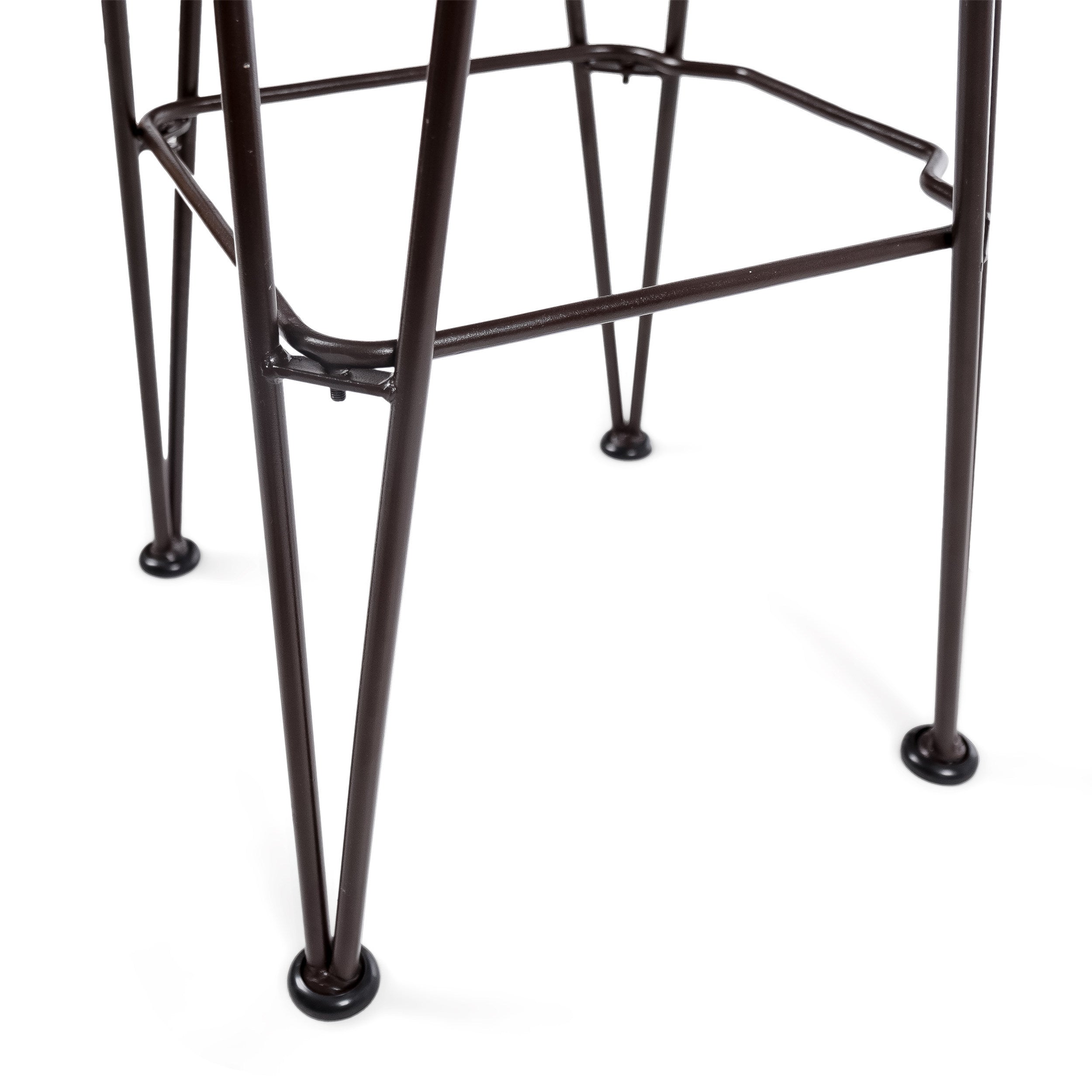 DENALI INDUSTIAL WOOD AND METAL BARSTOOL