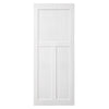CRAZY ELF 32" x 84" "T" Style Real Primed Door Slab, DIY Panel Door, Modern Interior Barn Door, Water-proof, Anti-deformation, Pre-Drilled Ready to Assemble, Suitable for Pre-hung Door and Barn Door