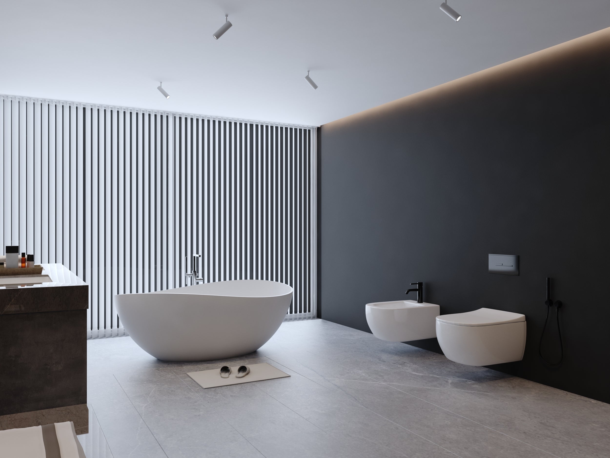 63" Luxury Handcrafted Stone Resin Freestanding Soaking Bathtub with Overflow in Matte White, cUPC Certified - 24S05-63MW