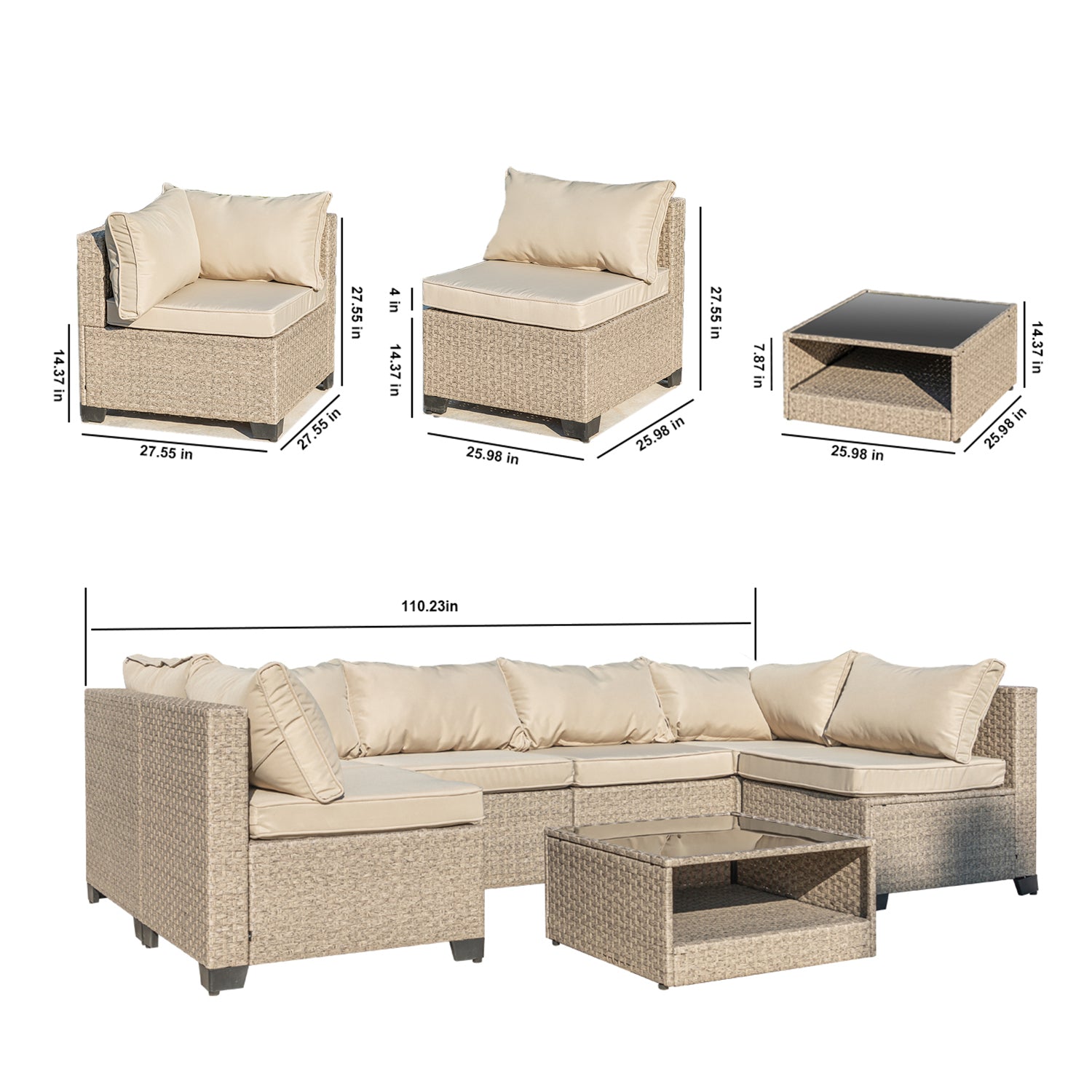 12PCS FURNITURE SET