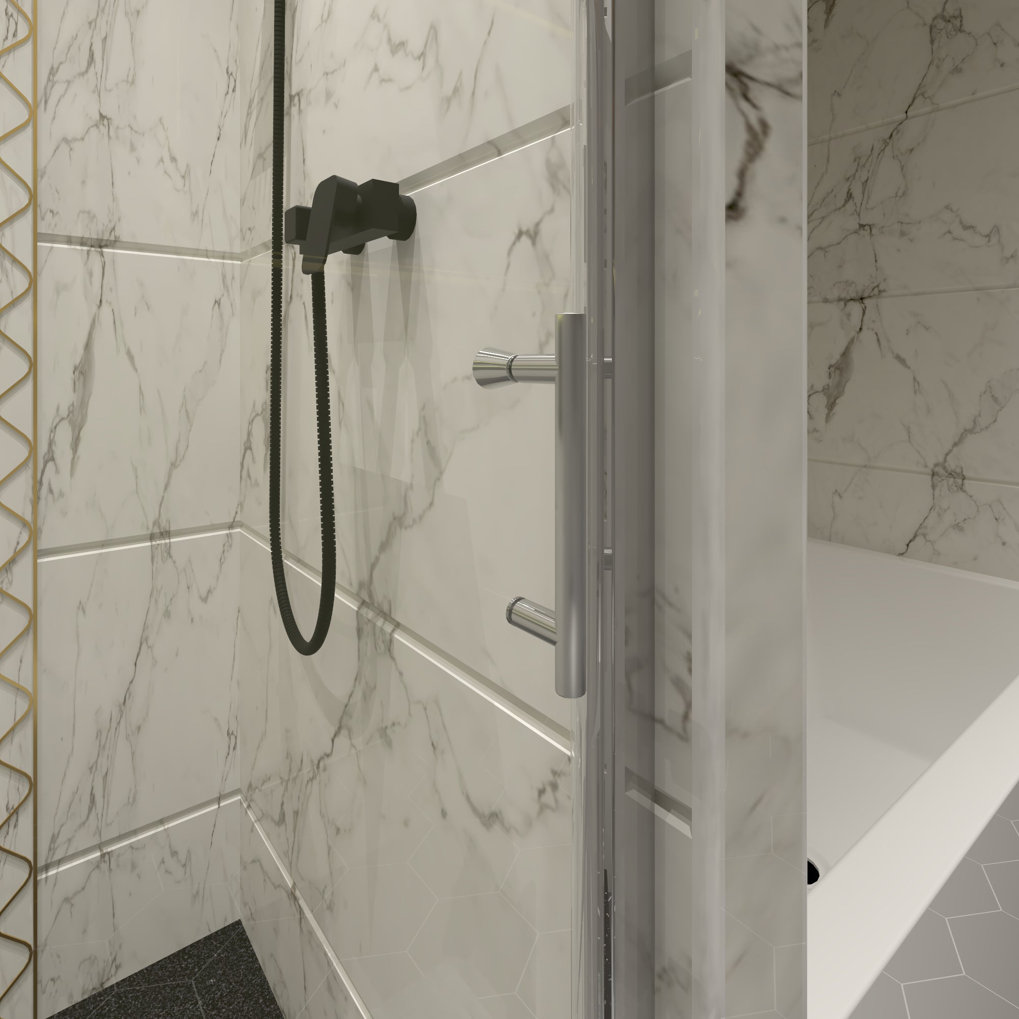 36"W X 72"H SHOWER DOORS