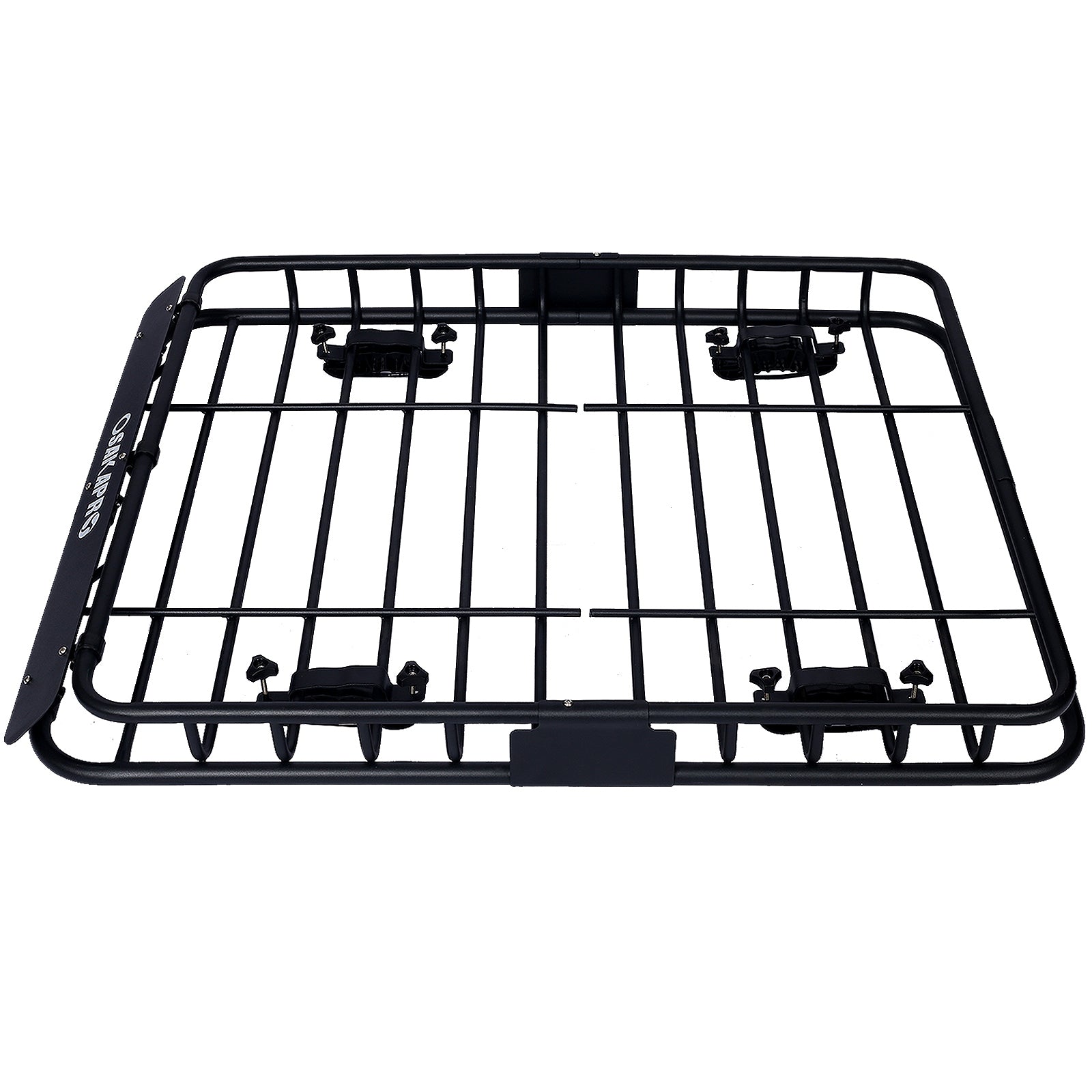 Rooftop Cargo Carrier Basket Motoring Roof Rack,Top Mount Roof Rack 42" black steel