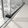 48 x 76 in Soft-Closing Frameless Sliding Shower Door - 48 x 76 in / Matte Black view 1