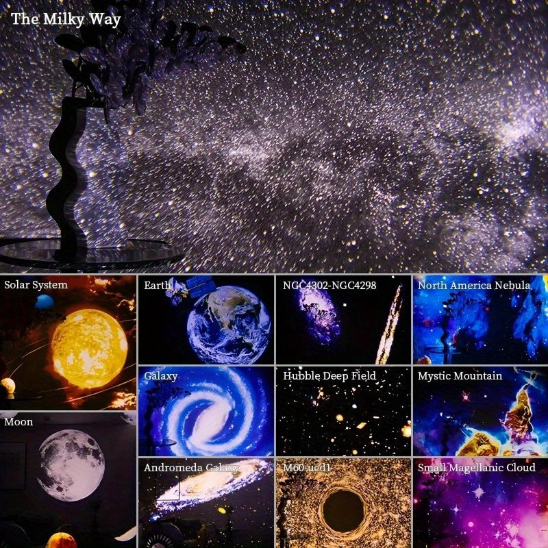 2024 Galaxy Projector 12-In-1 Planetarium Star Projector Sky Constellation Night