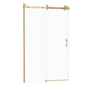 48 x 76 in Single-Slide Shower Door - 48 x 76 in / Brushed Gold view 2