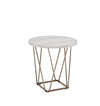 Rowyn - Faux Marble Top End Table - Gray