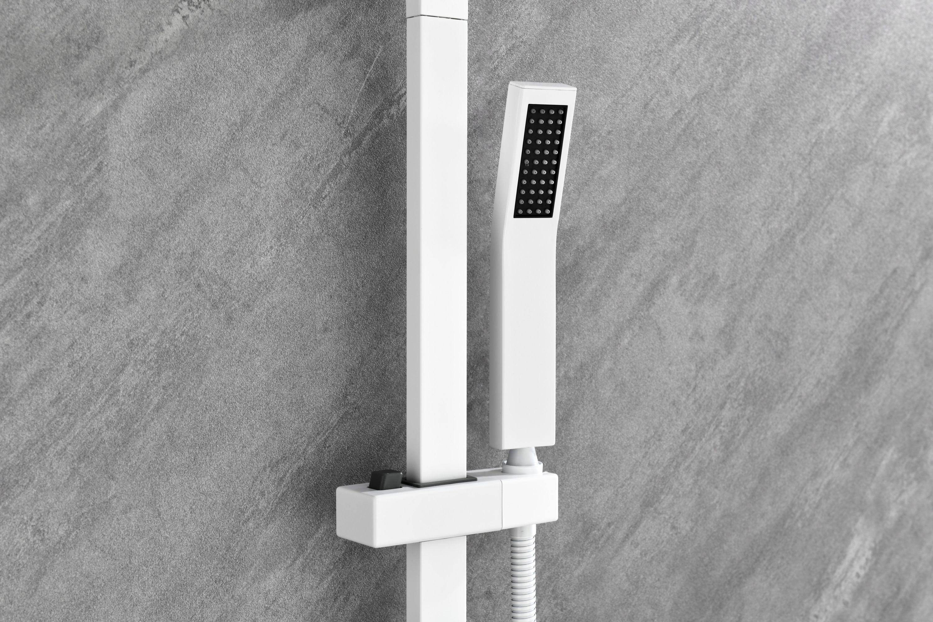 Wall Mounted Waterfall Rain Shower System With 3 Body Sprays & Handheld Shower