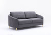 Yuina Gray Linen Sofa