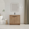 36" Freestanding Bathroom Vanity with White Ceramic Sink & 2 Soft-Close Cabinet Doors ((KD-PACKING),BVB02436IMO-F-BL9090B