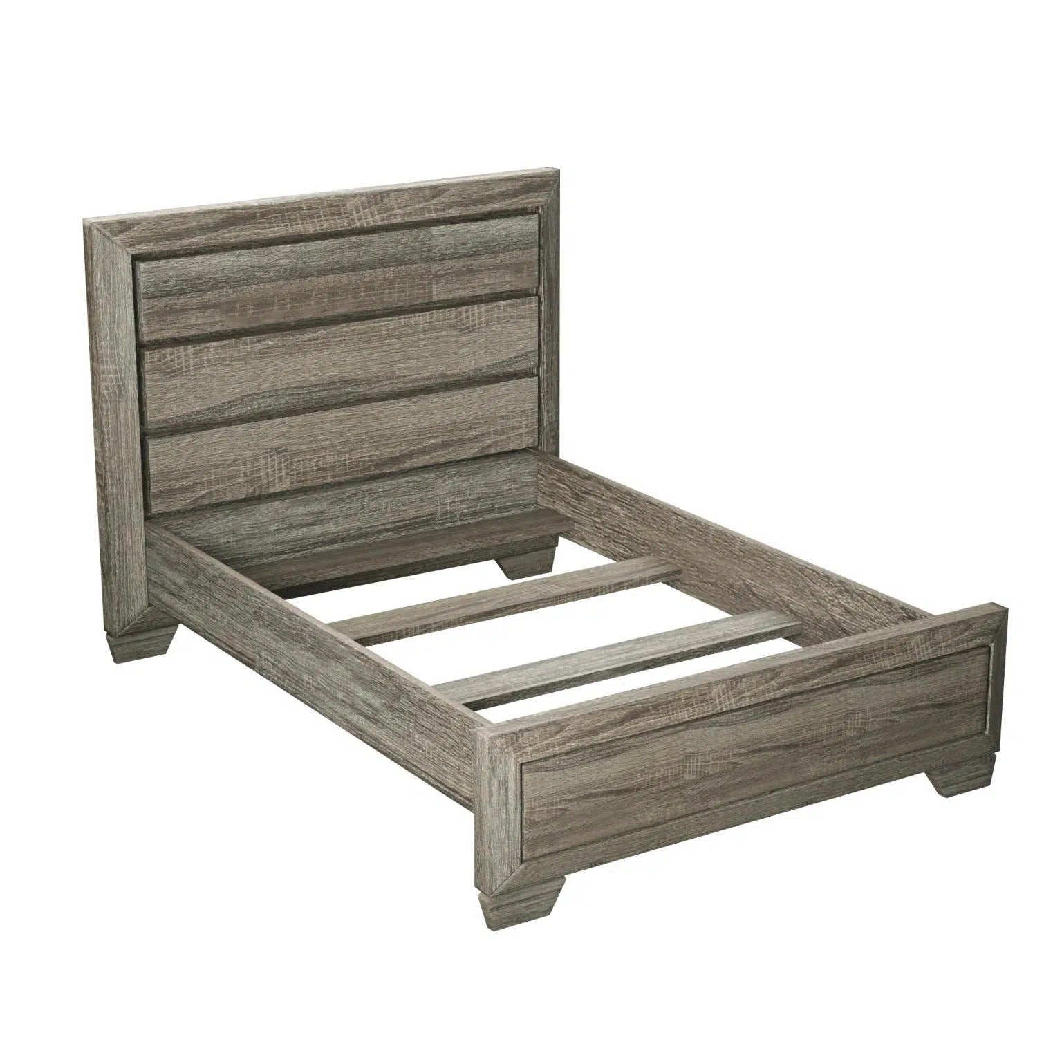 Weathered Grey Queen Bed