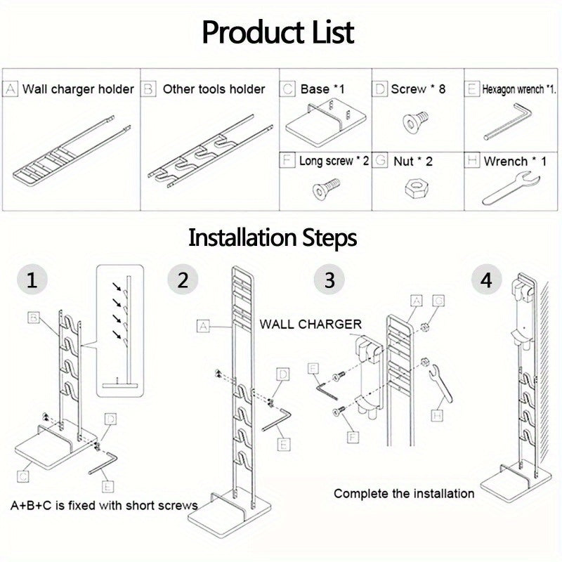 Vacuum Stand Stable Metal Storage Bracket Cleaner Holder for Dyson V11 V10 V8 V7