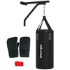 Soozier Unfilled Punching Bag for Adults, Heavy Bag Wall Mount Set with Bracket, Boxing Gloves, Hand Wraps and 360° Swivel Hook for Muay Thai and MMA Training