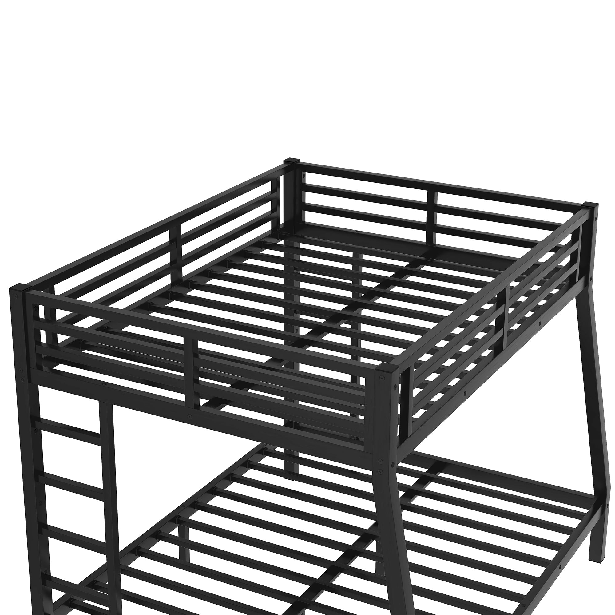 Metal Full XL over Queen Bunk Bed for Teens and Adults,Space-Saving/Noise Reduced/No Box Spring Needed, Old SKU W1307S00020