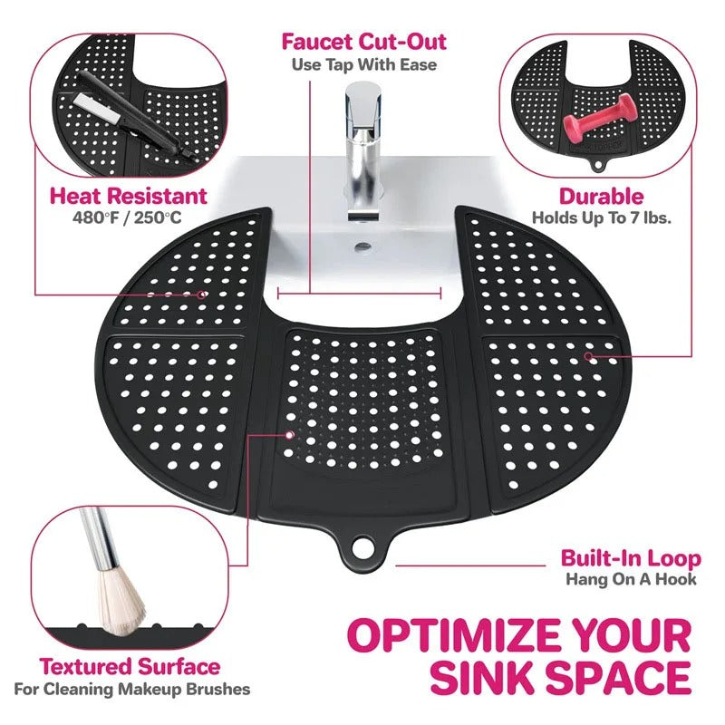 Efforest Foldable Silicone Sink Cover Cutting Board