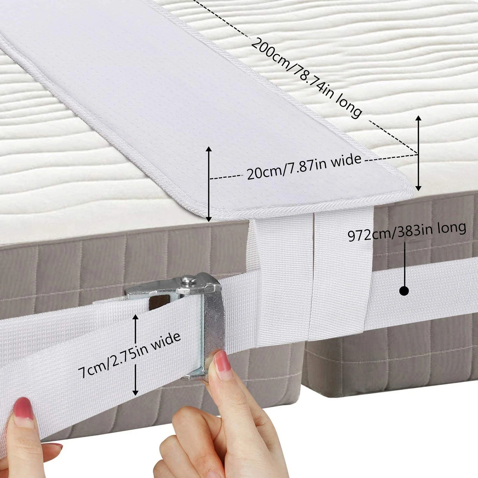 Efforest Twin-to-King Bed Bridge Converter Kit