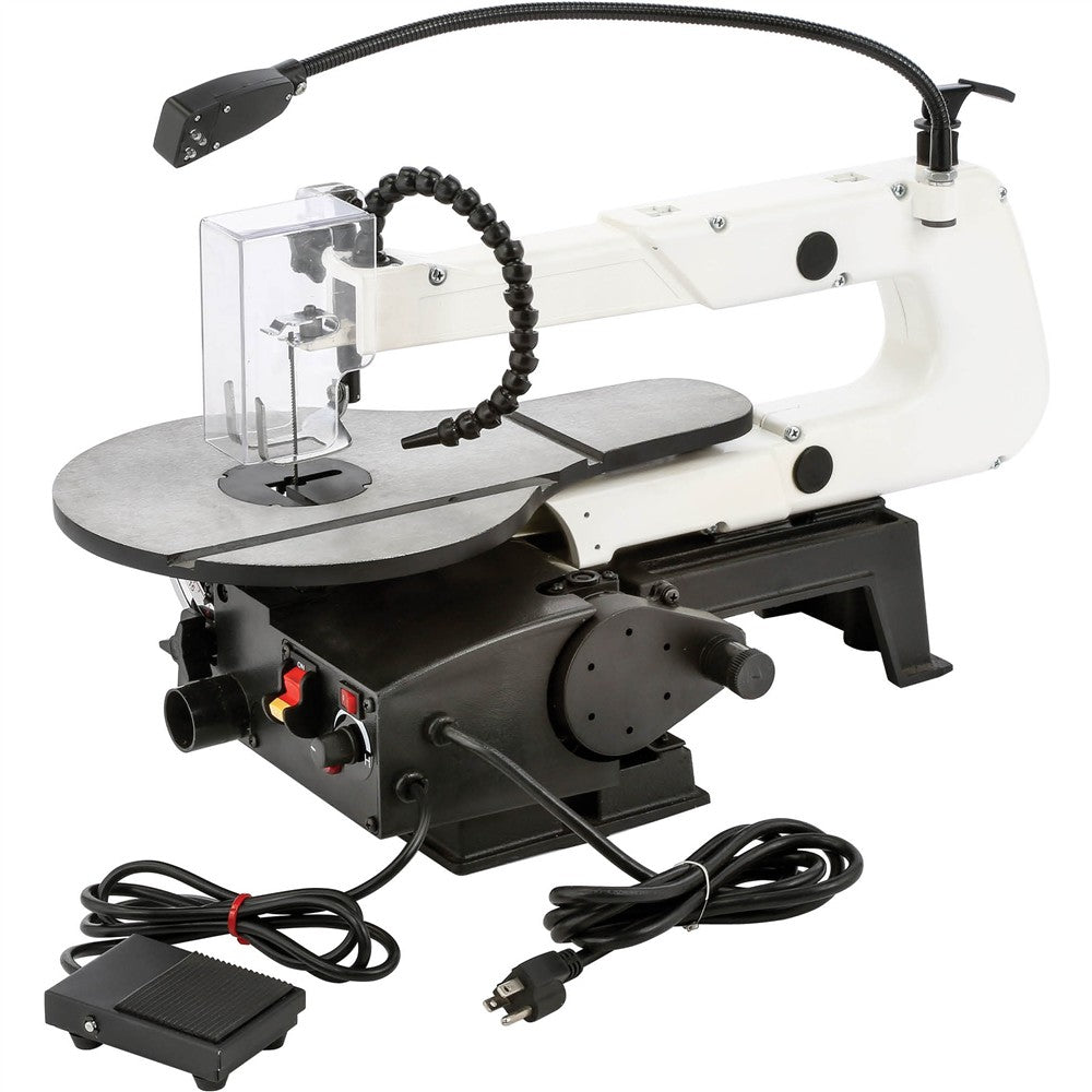 Shop Fox W1872 scroll saw front detail