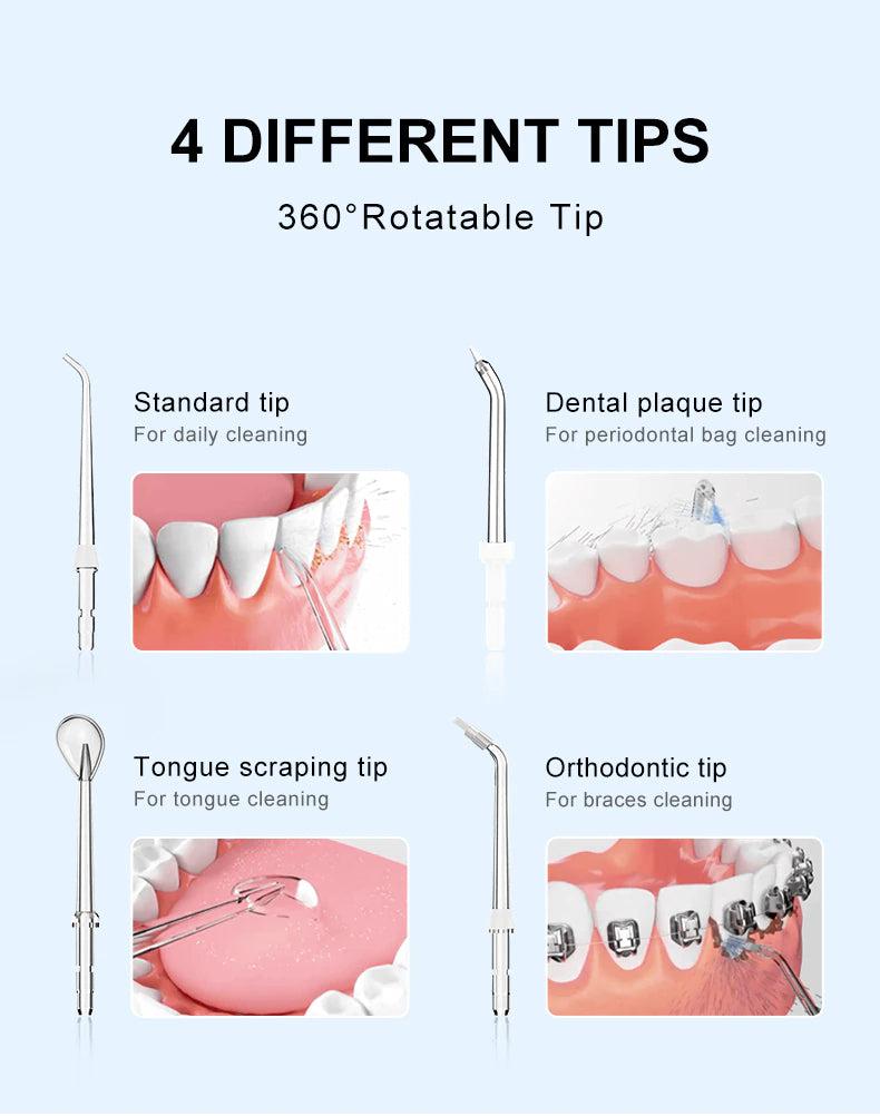 Water flosser_Flosser_Oral irrigator_Electric flosser_Cordless water flosser_Hydro floss_Water flosser for teeth_EFFOREST