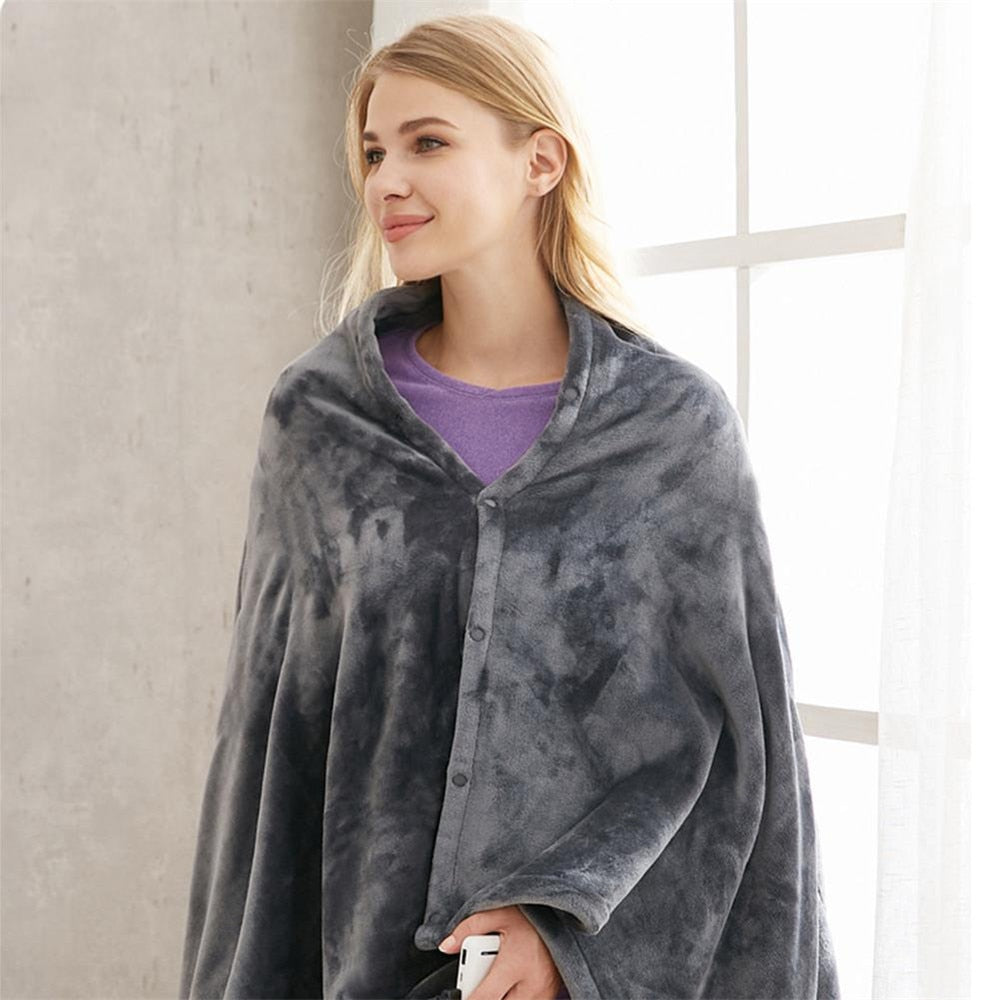 Heated Blanket, Electric Blanket, Heated Throw Blanket, Heated Electric Cape | Efforest