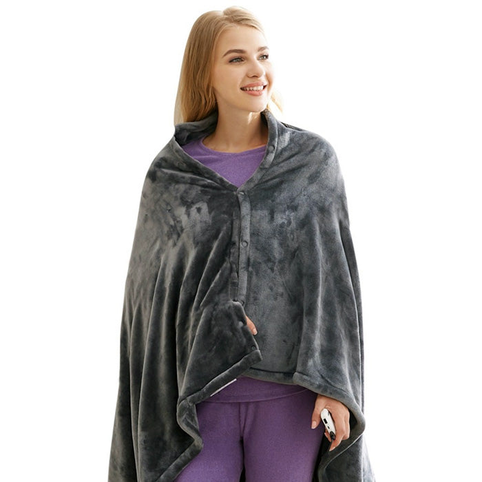 Heated Blanket, Electric Blanket, Heated Throw Blanket, Heated Electric Cape | Efforest