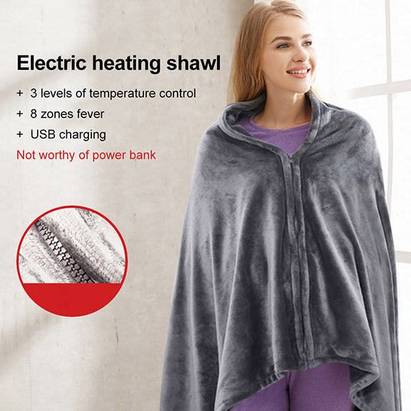 Heated Blanket, Electric Blanket, Heated Throw Blanket, Heated Electric Cape | Efforest