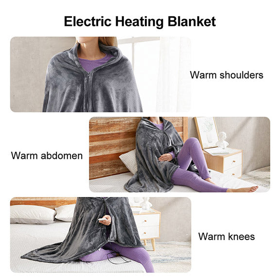 Heated Blanket, Electric Blanket, Heated Throw Blanket, Heated Electric Cape | Efforest
