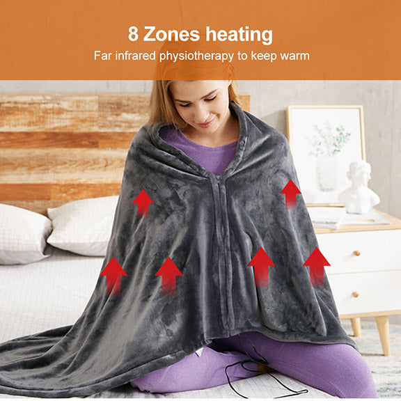 Heated Blanket, Electric Blanket, Heated Throw Blanket, Heated Electric Cape | Efforest