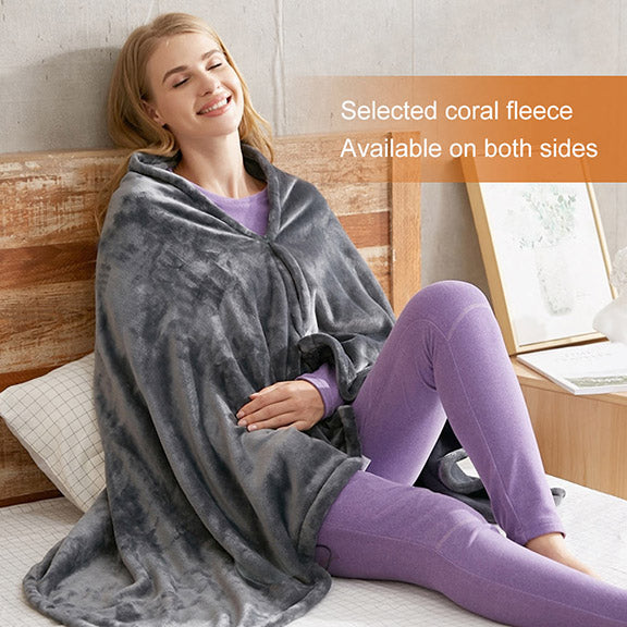 Heated Blanket, Electric Blanket, Heated Throw Blanket, Heated Electric Cape | Efforest