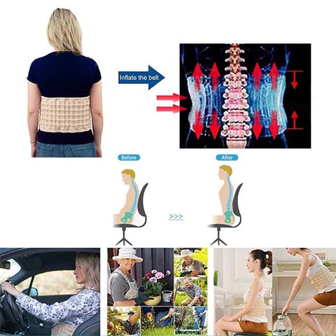 Lumbar Traction Back Brace For Lower Back Pain - EFFOREST