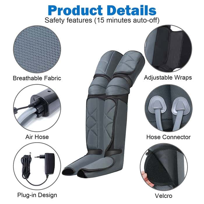 Full Leg Massager x 3 Pairs