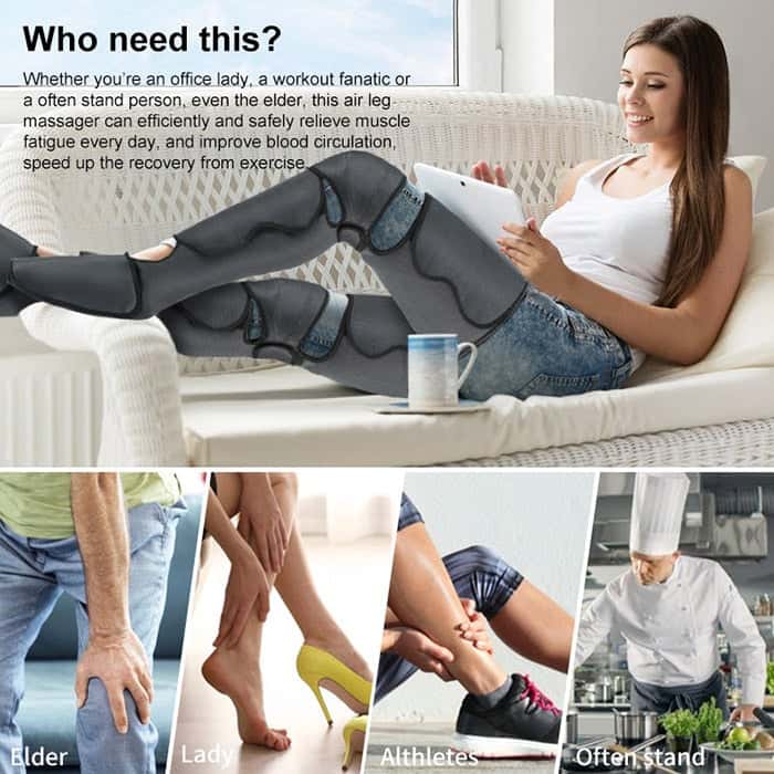 Full Leg Massager x 3 Pairs