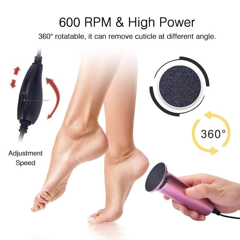 Callus Remover For Feet_Pedicure Tool to Remove Dead Skin From Feet_Efforest