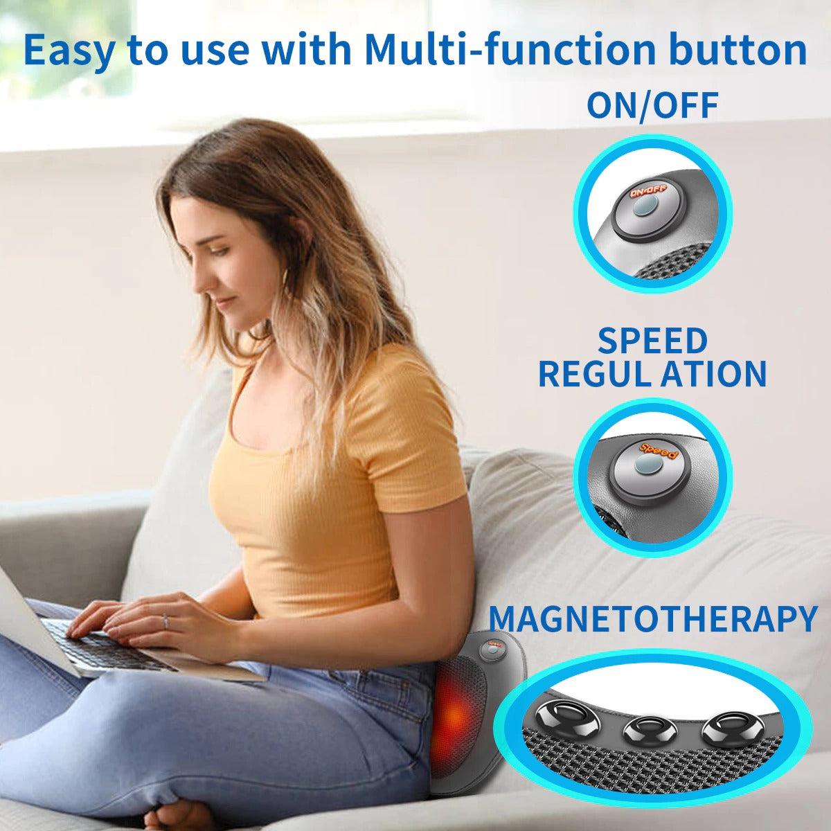 Infrared Heating Massager Pillow_EFFOREST