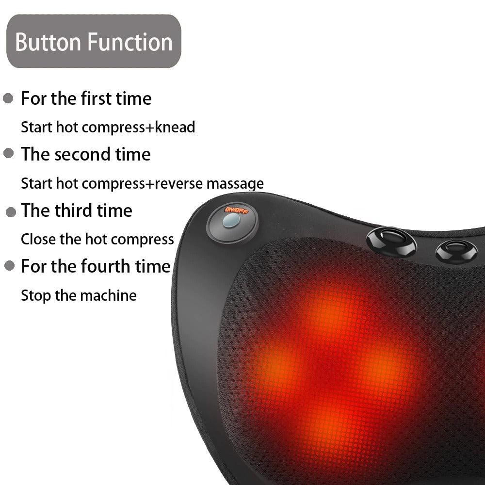 Infrared Heating Massager Pillow_EFFOREST